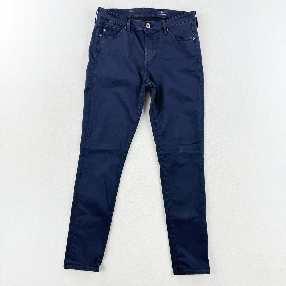 AG‎ Adriano Goldschmied Prima Cigarette Jeans Dark Wash Pants 28R Legging Style